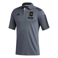 Men's adidas Gray LAFC 2023 On-Field Training Polo