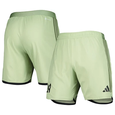 Short adidas vert LAFC 2023 extérieur AEROREADY Authentic pour homme