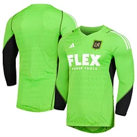 Maillot adidas LAFC 2023 Gardien de but à manches longues vert pour homme