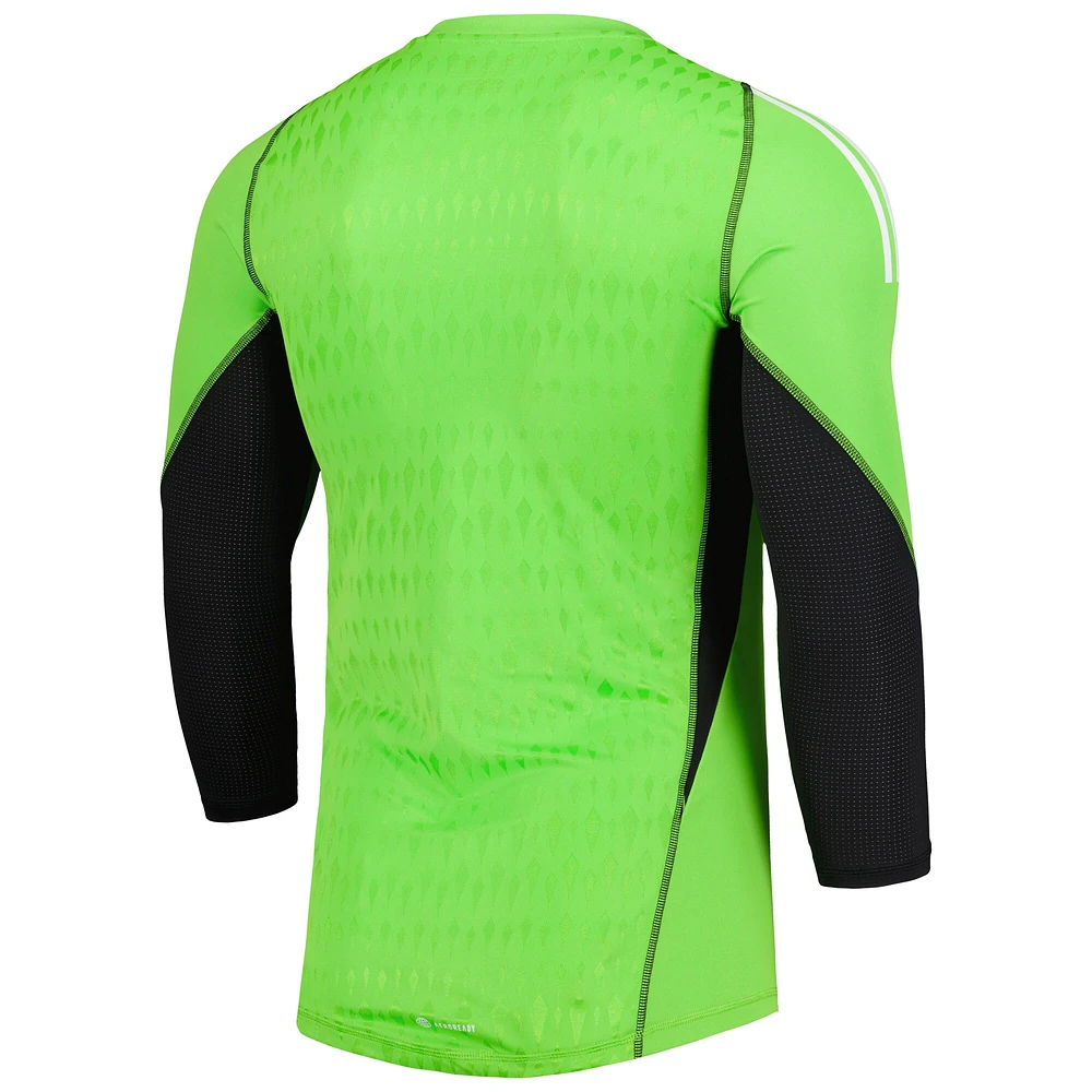 Maillot adidas LAFC 2023 Gardien de but à manches longues vert pour homme