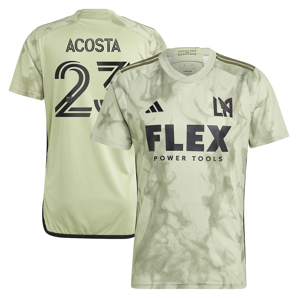 Adidas Kellyn Acosta Vert LAFC 2023 Smokescreen Replica Player Jersey