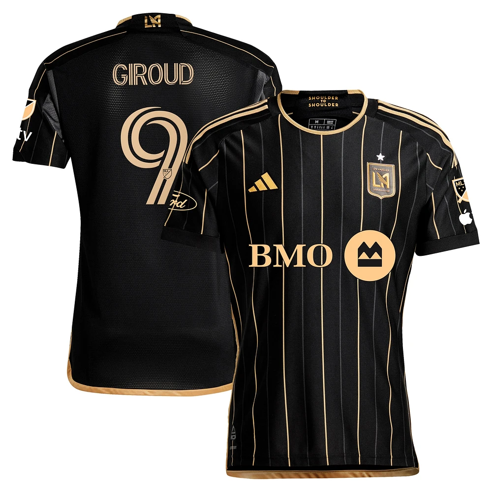 Men's adidas Olivier Giroud Black LAFC 2024 Primary Authentic Player Jersey
