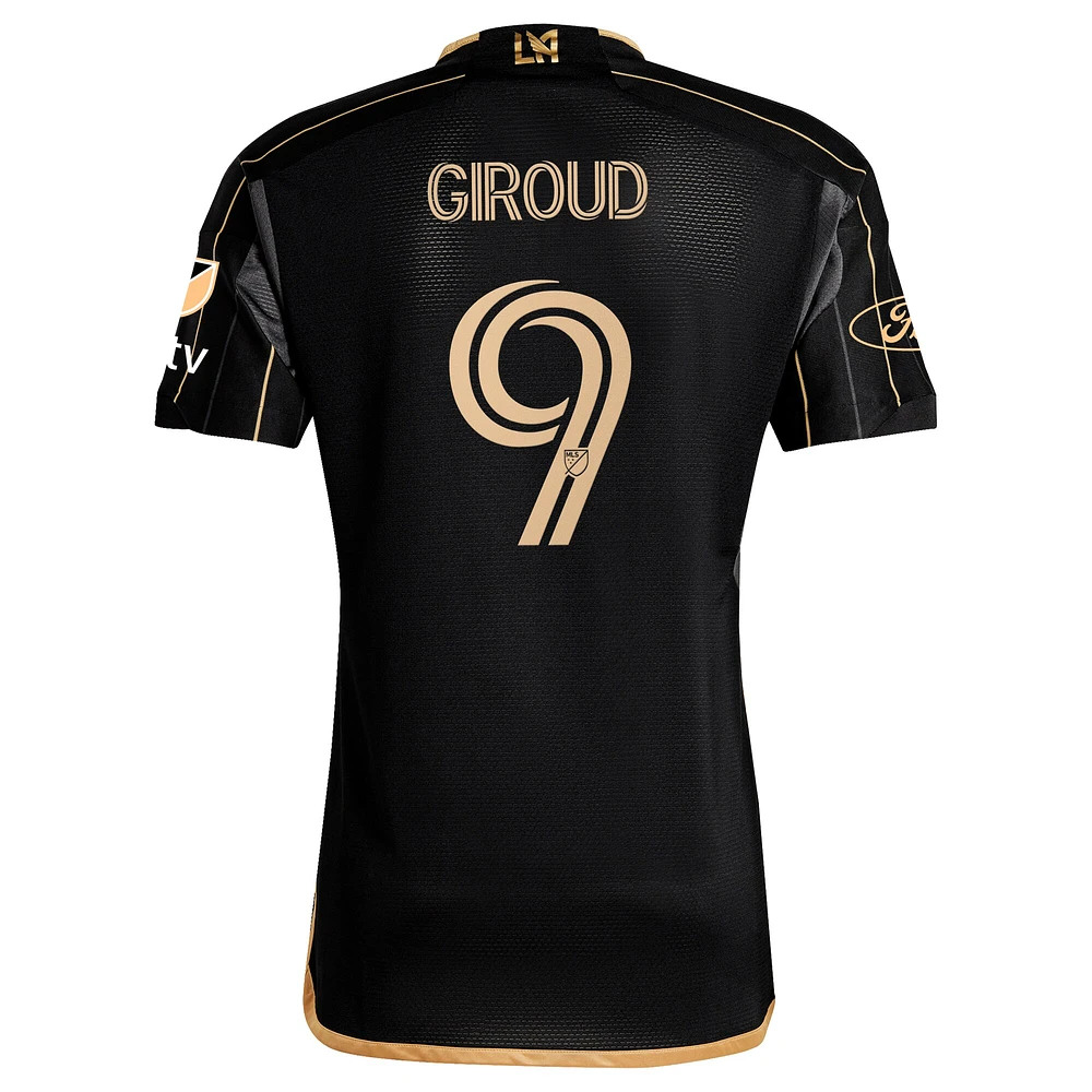Men's adidas Olivier Giroud Black LAFC 2024 Primary Authentic Player Jersey