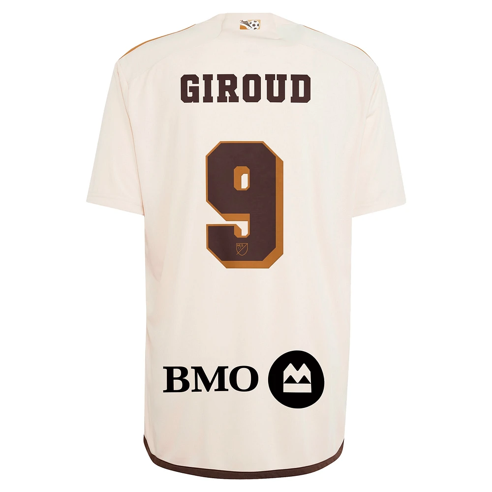 Men's adidas Olivier Giroud Tan LAFC 2024 Archive Replica Jersey