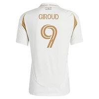 Maillot de joueur réplique secondaire adidas Olivier Giroud blanc LAFC 2025 pour homme