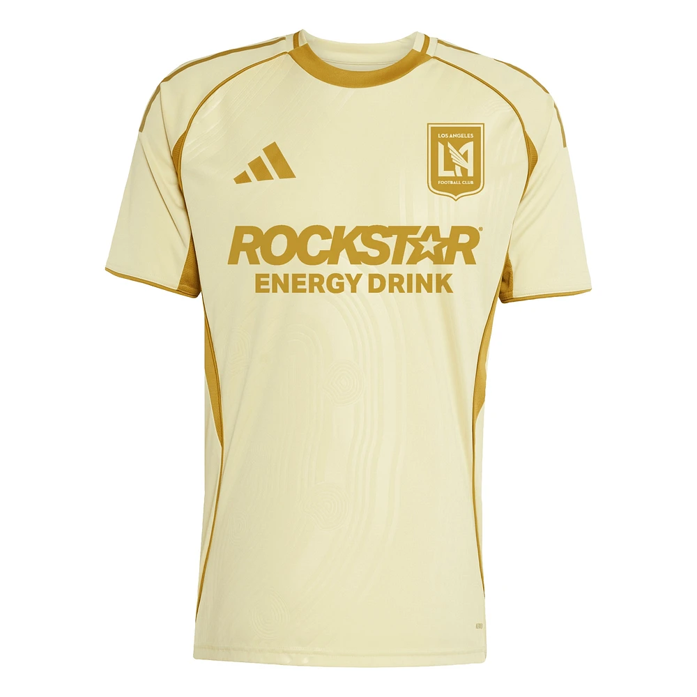 Men's adidas Tan LAFC 2025 One Planet Pre-Match Top