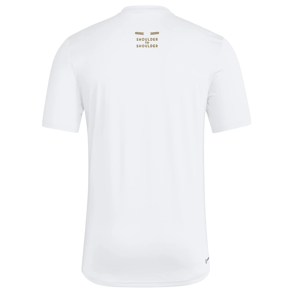 Men's adidas  White LAFC 2025 Jersey Hook AEROREADY T-Shirt