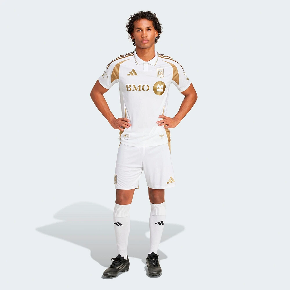 Men's adidas White LAFC 2025 Secondary Authentic Jersey