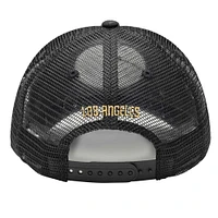 Casquette réglable noire LAFC Atmosphere Trucker pour hommes