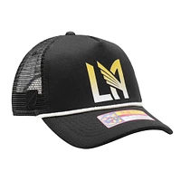 Casquette réglable noire LAFC Atmosphere Trucker pour hommes