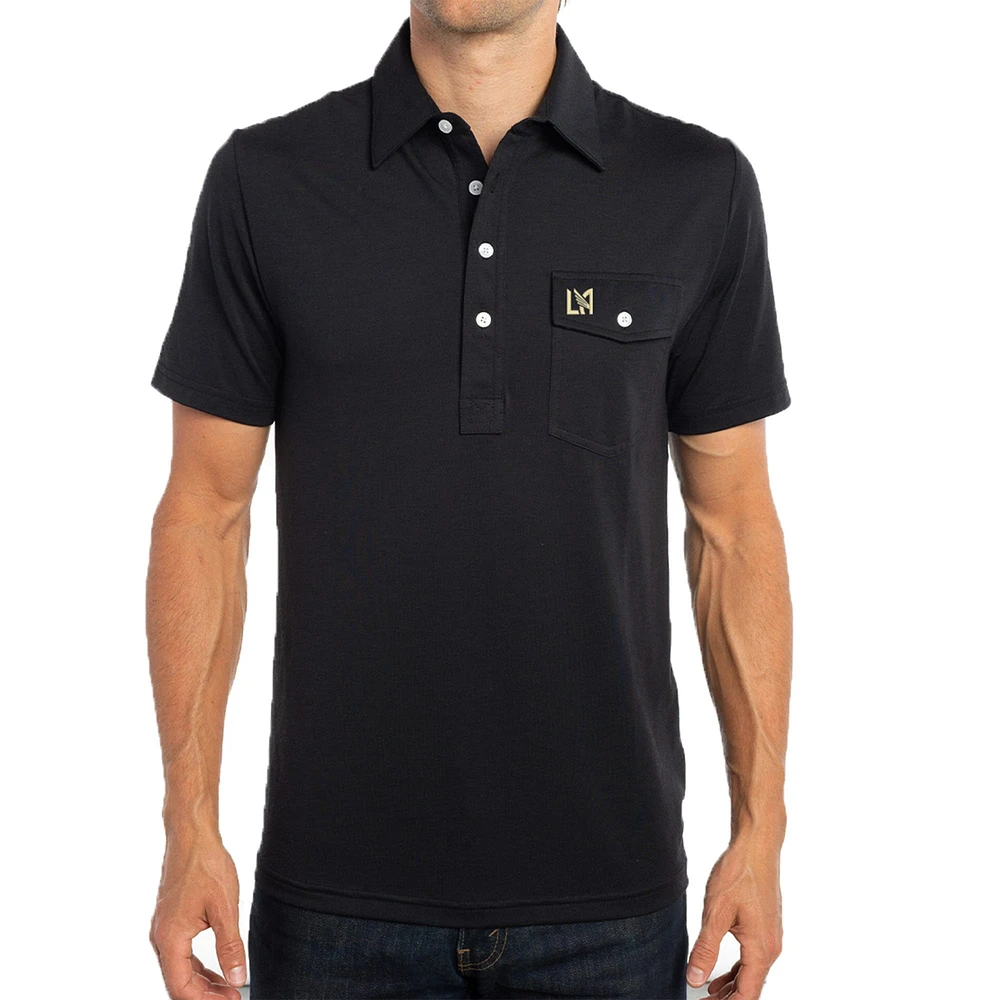 Polo joueur noir LAFC homme