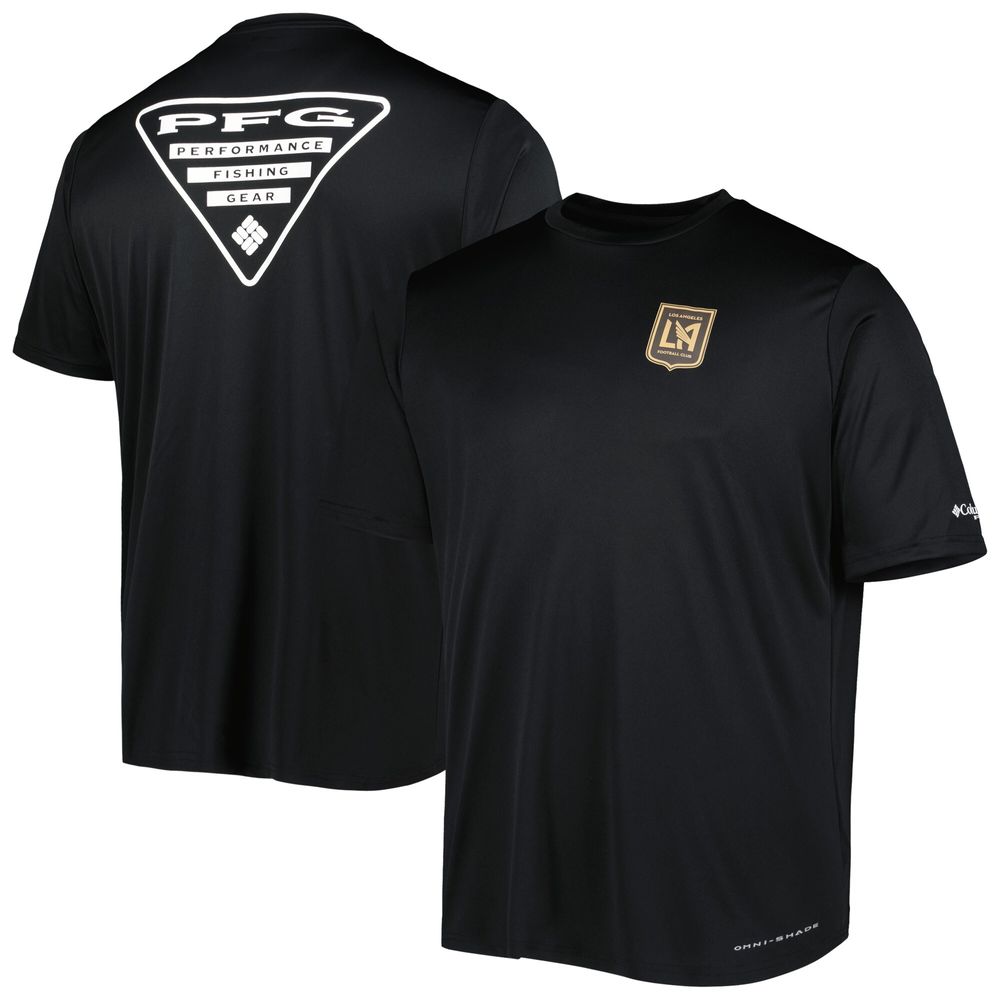 Men's Columbia Black LAFC Terminal Tackle Omni-Shade T-Shirt