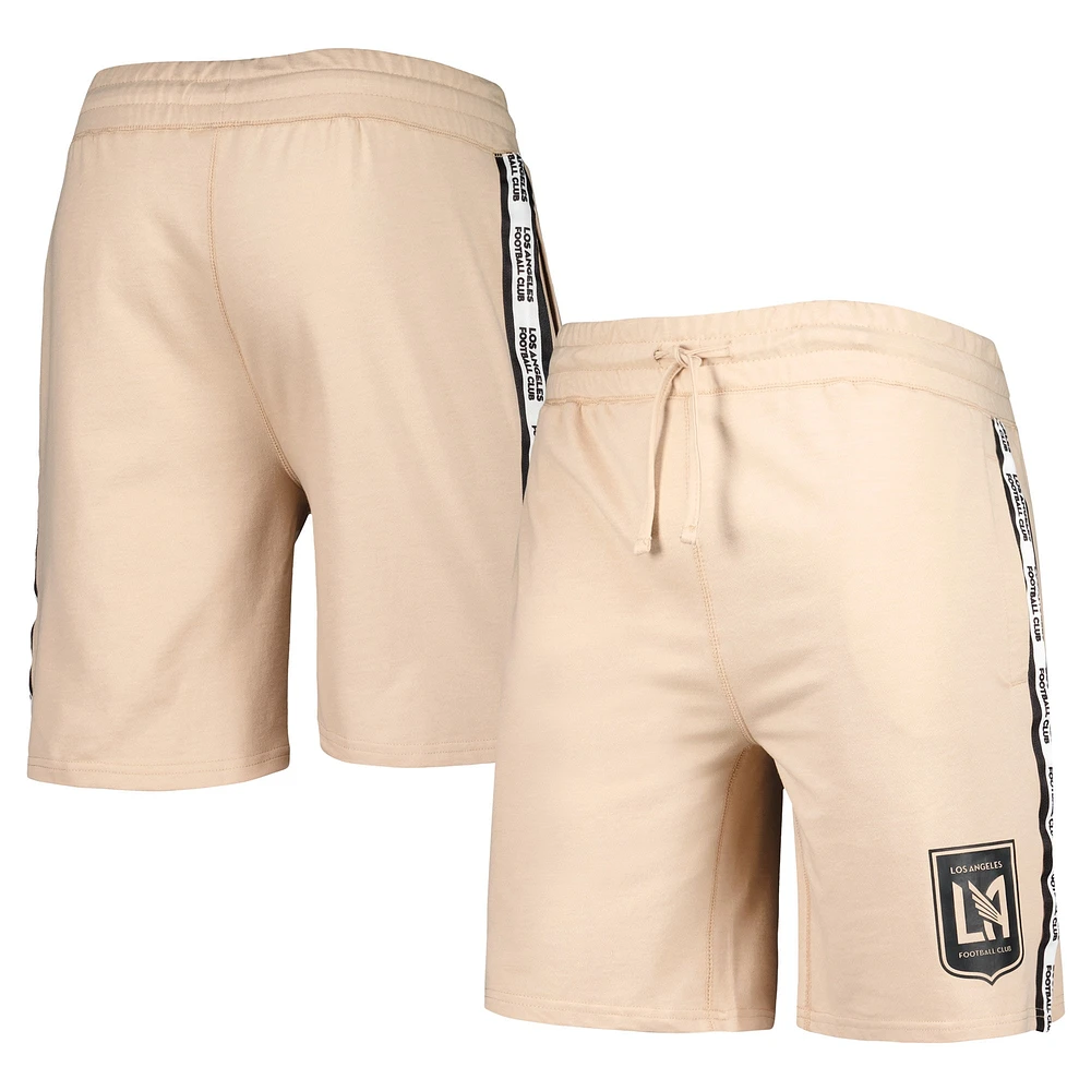 Men's Concepts Sport  Tan LAFC Team Stripe Shorts