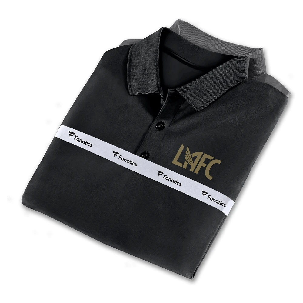 Ensemble polo emblématique LAFC Fanatics noir/gris pour hommes