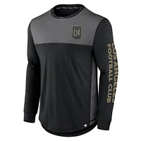 Men's Fanatics Black/Gray LAFC Striker Long Sleeve T-Shirt