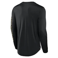 Men's Fanatics Black/Gray LAFC Striker Long Sleeve T-Shirt