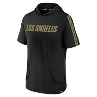 Men's Fanatics Black LAFC Definitive Victory Short-Sleeved Pullover Hoodie