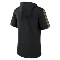 Men's Fanatics Black LAFC Definitive Victory Short-Sleeved Pullover Hoodie