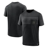 T-shirt noir à poche LAFC Line Up Fanatics pour hommes