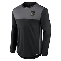 Men's Fanatics Black LAFC Mid Goal Long Sleeve T-Shirt