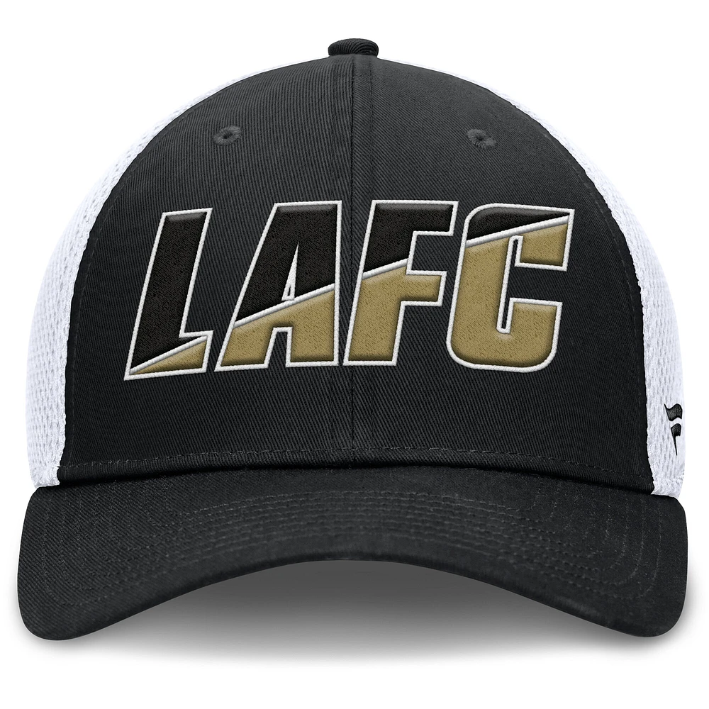 Casquette Fanatics noire LAFC Rocket Flex pour homme