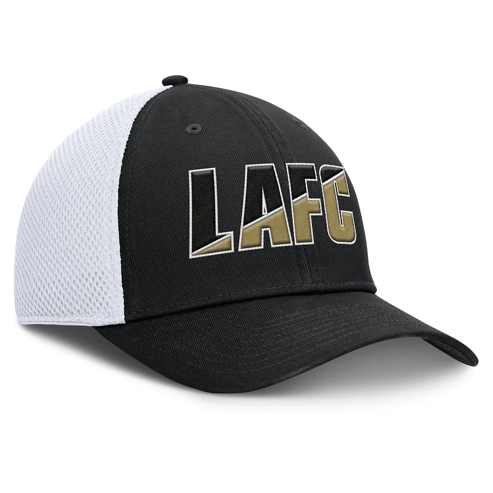 Casquette Fanatics noire LAFC Rocket Flex pour homme