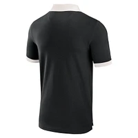 Polo noir LAFC deuxième période Fanatics pour hommes