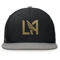 Casquette snapback noire LAFC Sitter Fanatics pour homme