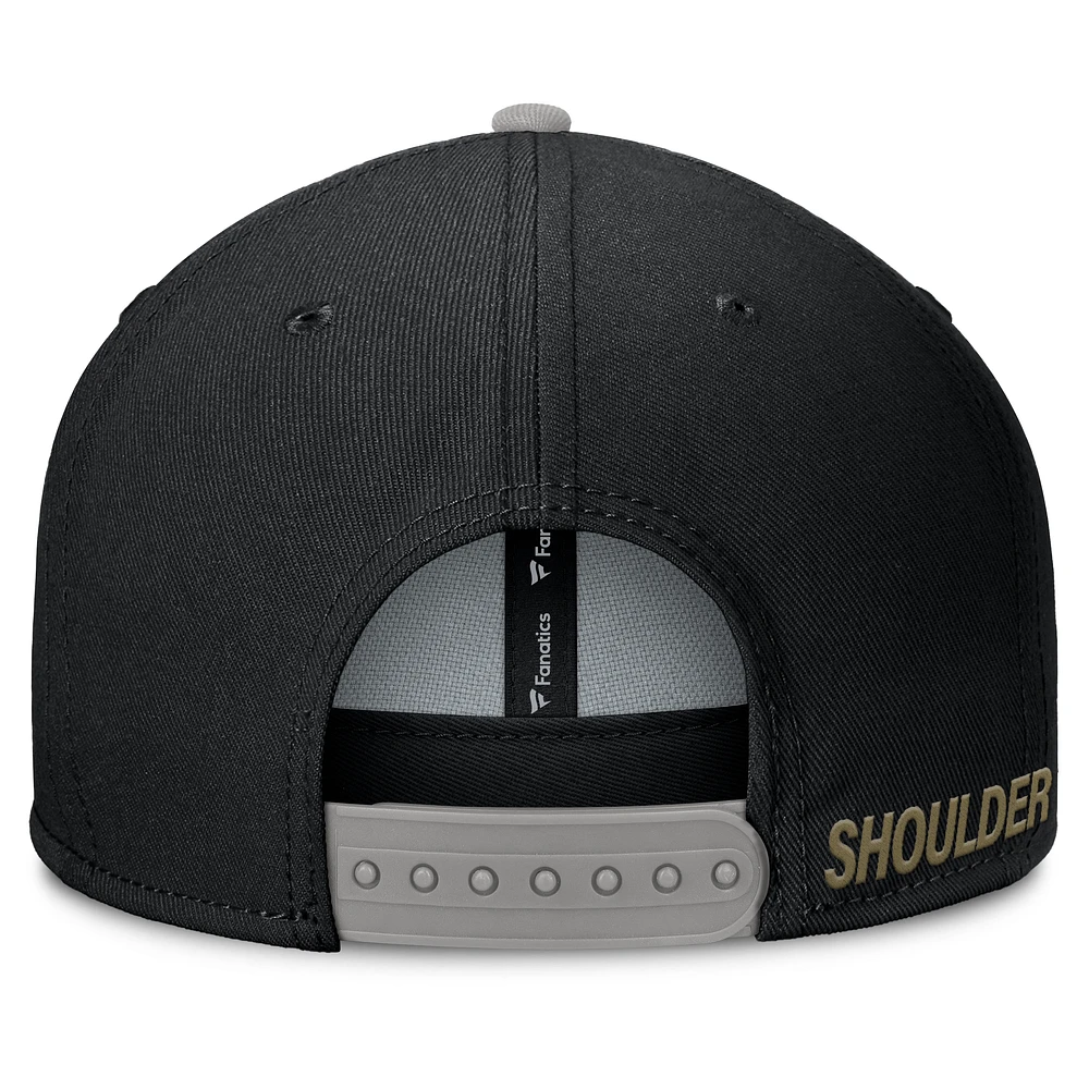 Casquette snapback noire LAFC Sitter Fanatics pour homme