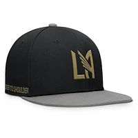 Casquette snapback noire LAFC Sitter Fanatics pour homme