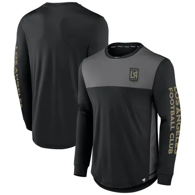 LAFC Fanatics Branded Striker Long Sleeve T-Shirt - Black/Gray