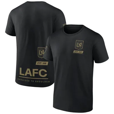 LAFC Fanatics Branded Striking Distance T-Shirt - Black/Gray