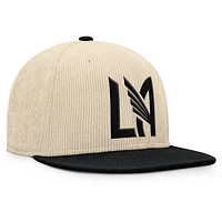 Men's Fanatics Cream LAFC Tempo Corduroy Snapback Hat
