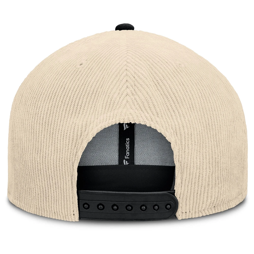 Men's Fanatics Cream LAFC Tempo Corduroy Snapback Hat