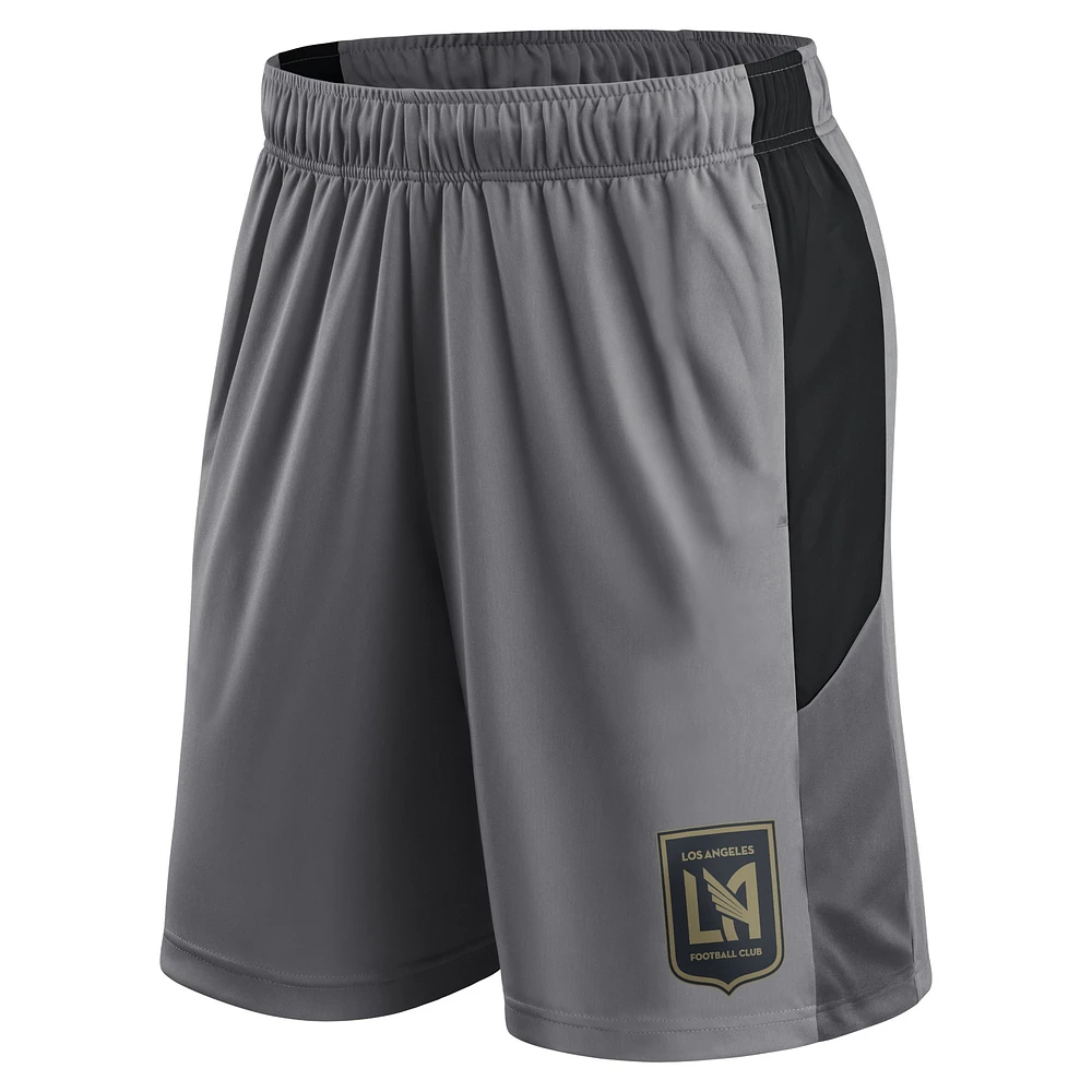 Short de l'équipe LAFC gris Fanatics pour hommes