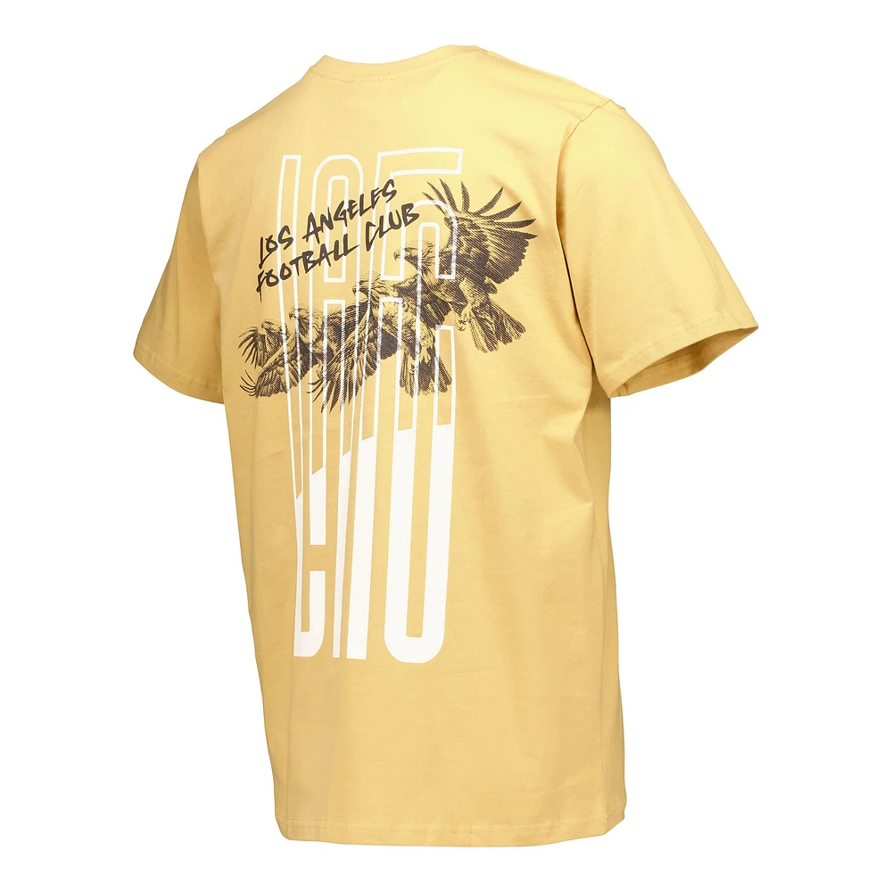 Men's Gold LAFC Street Heavyweight Relaxed T-Shirt