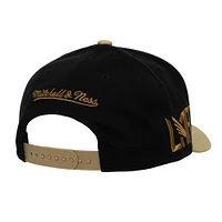 Men's Mitchell & Ness Cream LAFC Brushed Off Pro Crown Snapback Hat