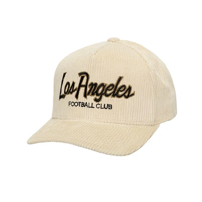 Casquette ajustable Mitchell & Ness LAFC en velours côtelé Off Pro Crown pour homme
