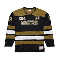 Maillot à manches longues et col en V Mitchell & Ness Gold LAFC Stateside pour hommes