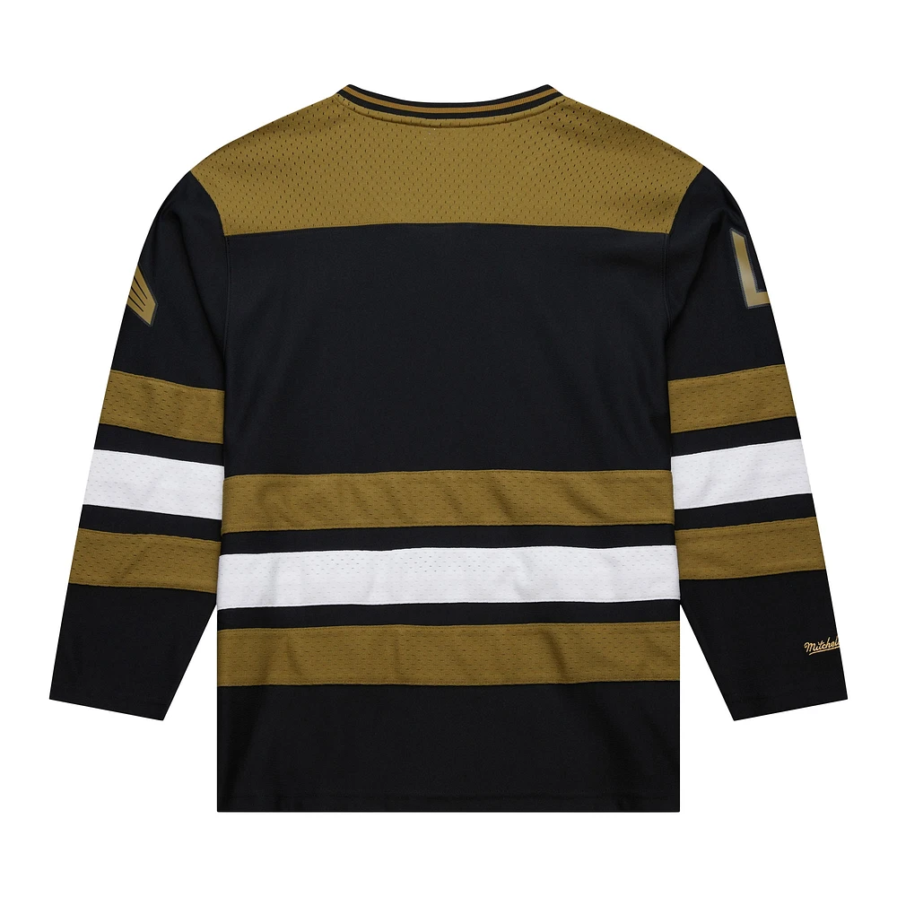 Maillot à manches longues et col en V Mitchell & Ness Gold LAFC Stateside pour hommes