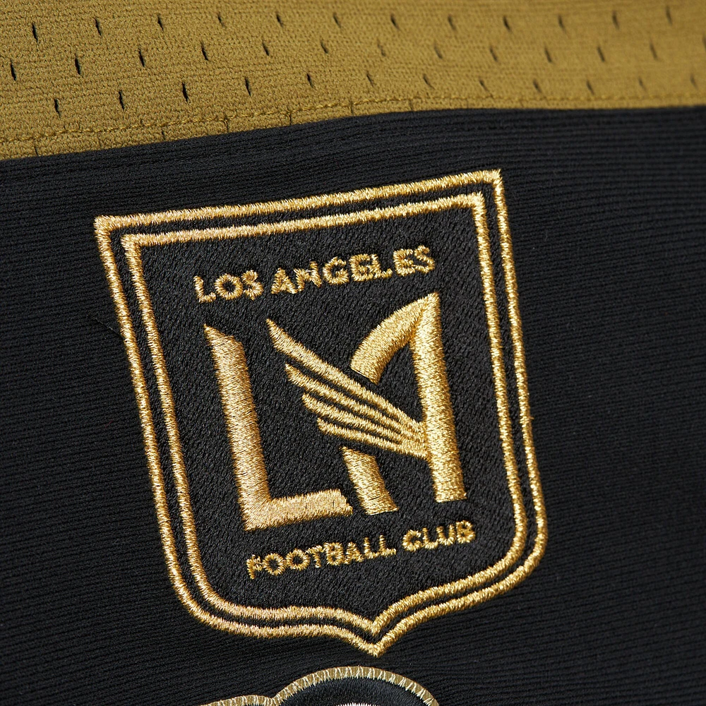 Maillot à manches longues et col en V Mitchell & Ness Gold LAFC Stateside pour hommes