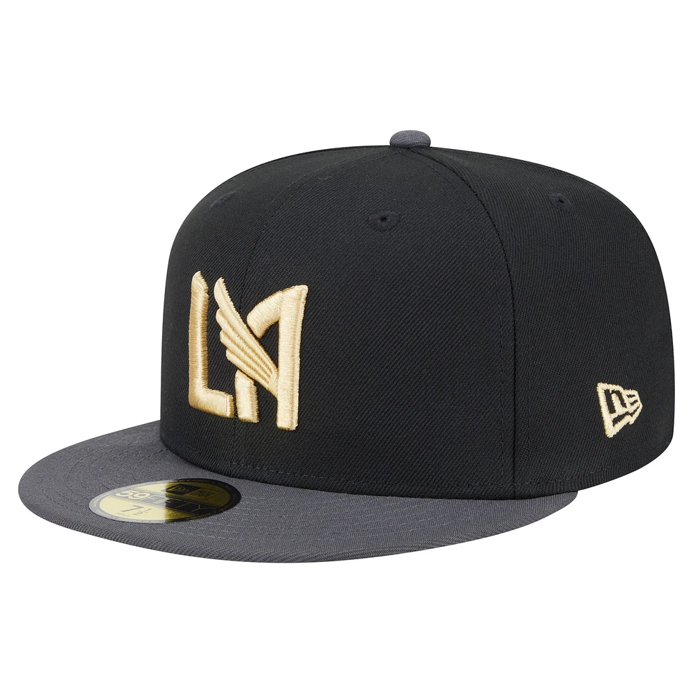 Men's New Era  Black LAFC 2025 Kickoff 59FIFTY Fitted Hat