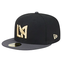 Men's New Era  Black LAFC 2025 Kickoff 59FIFTY Fitted Hat