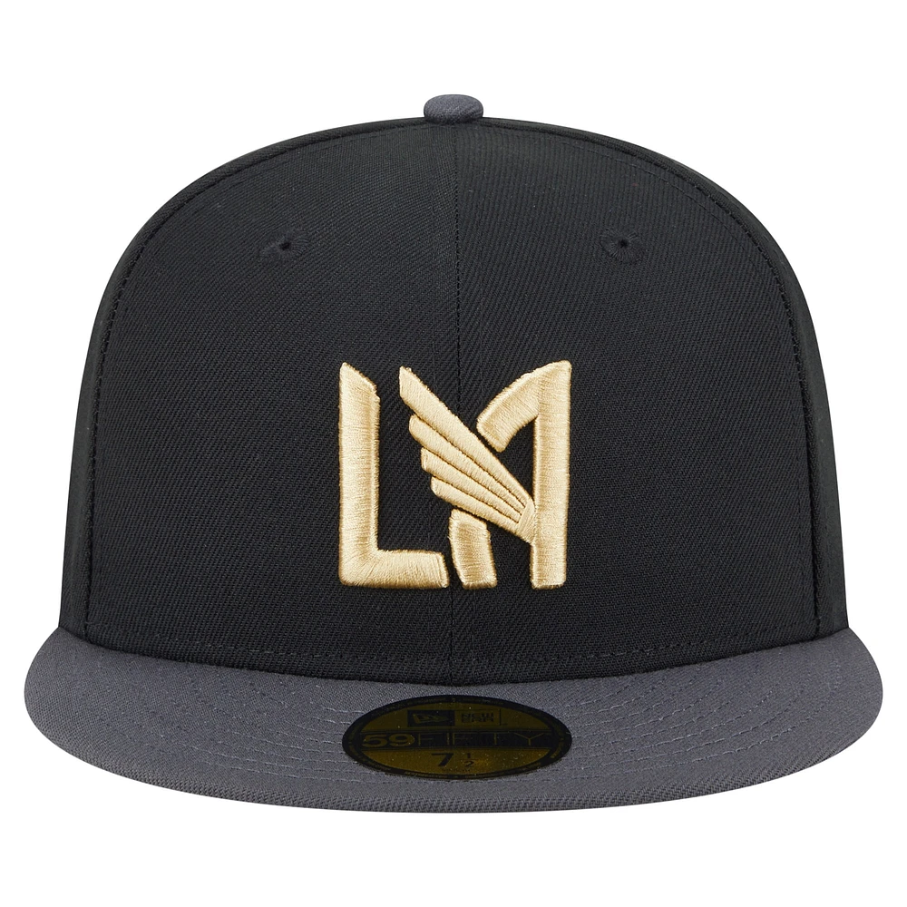 Men's New Era  Black LAFC 2025 Kickoff 59FIFTY Fitted Hat