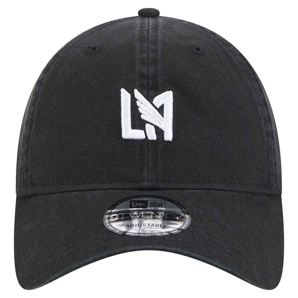 Casquette ajustable LAFC 2025 Kickoff 9TWENTY noire New Era pour homme