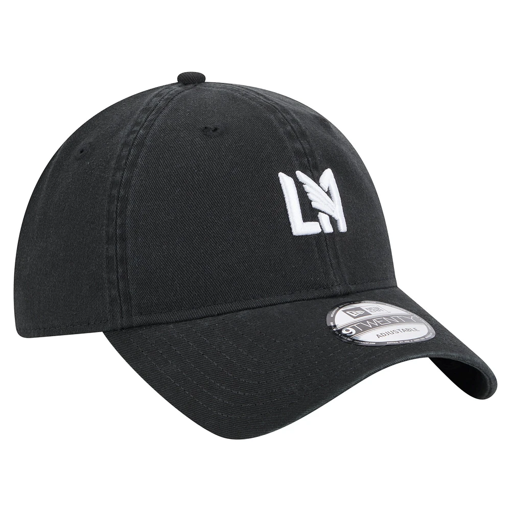 Casquette ajustable LAFC 2025 Kickoff 9TWENTY noire New Era pour homme