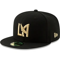 Casquette ajustée 59FIFTY LAFC Icon noire New Era pour homme