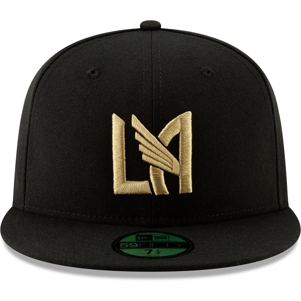 Casquette ajustée 59FIFTY LAFC Icon noire New Era pour homme