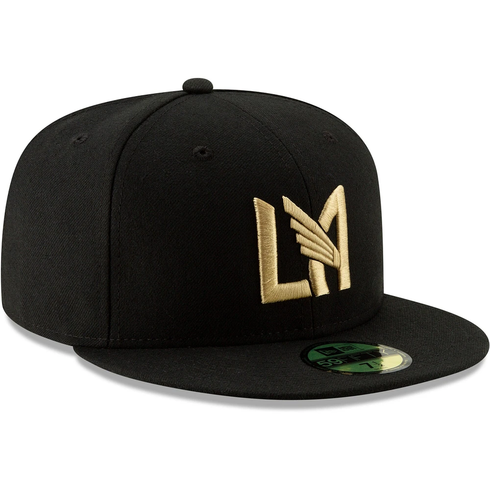 Casquette ajustée 59FIFTY LAFC Icon noire New Era pour homme