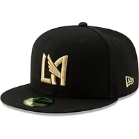 Casquette ajustée 59FIFTY LAFC Icon noire New Era pour homme